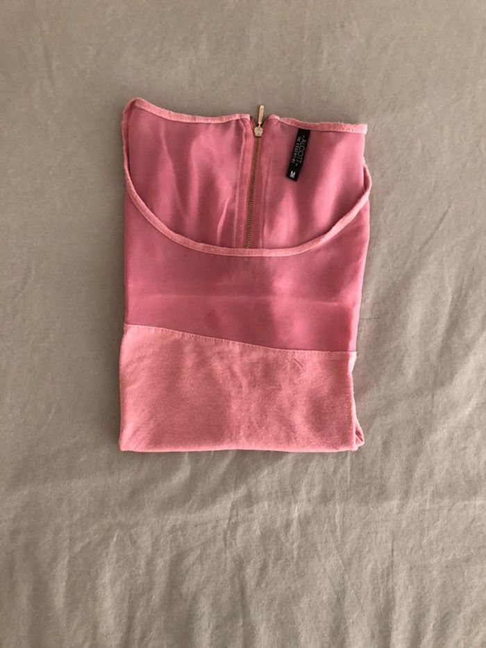 T-shirt Rosa con trasparenza