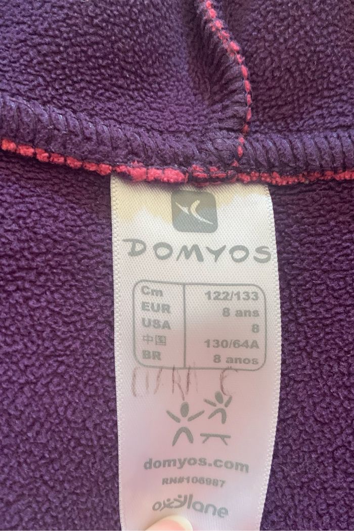 Veste polaire domyos 8 ans décathlon - photo numéro 2
