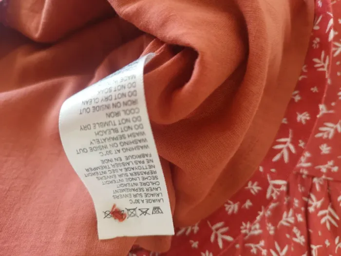 Robe Terracotta Natalys Paris 12 mois 74 cm neuve avec étiquette 🏷 - photo numéro 7