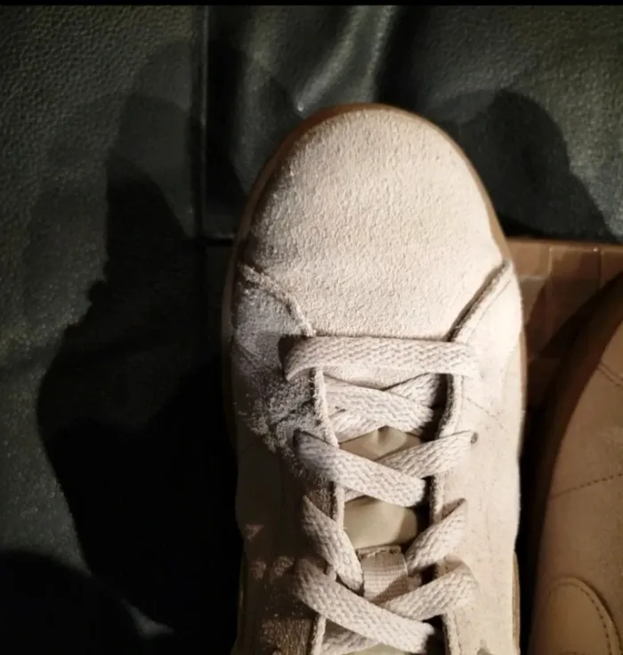 Baskets Nike crème/blanc cassé - photo numéro 5