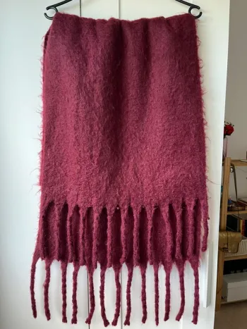 Écharpe bordeaux