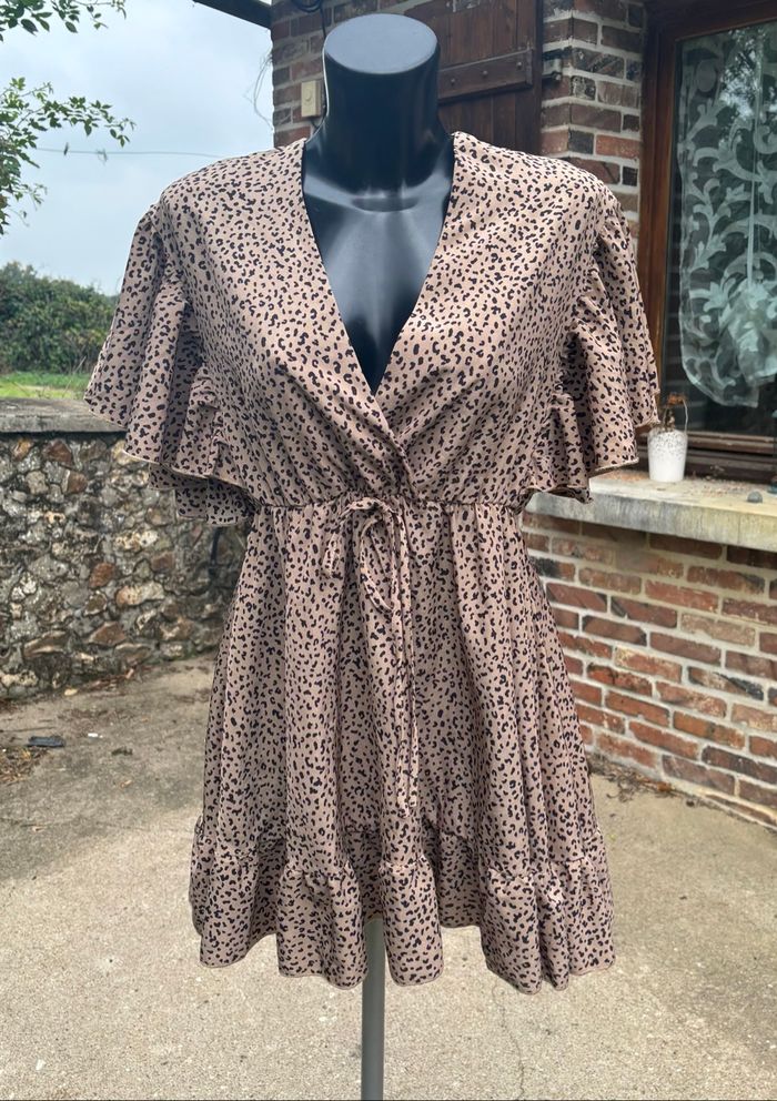 Robe à motif léopard – Taille 36
