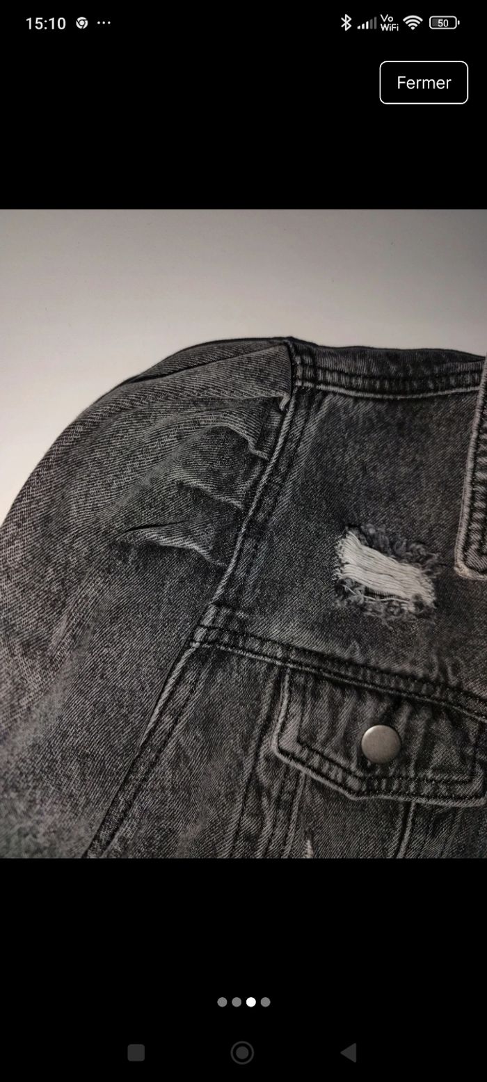 Veste jean redial M - photo numéro 3