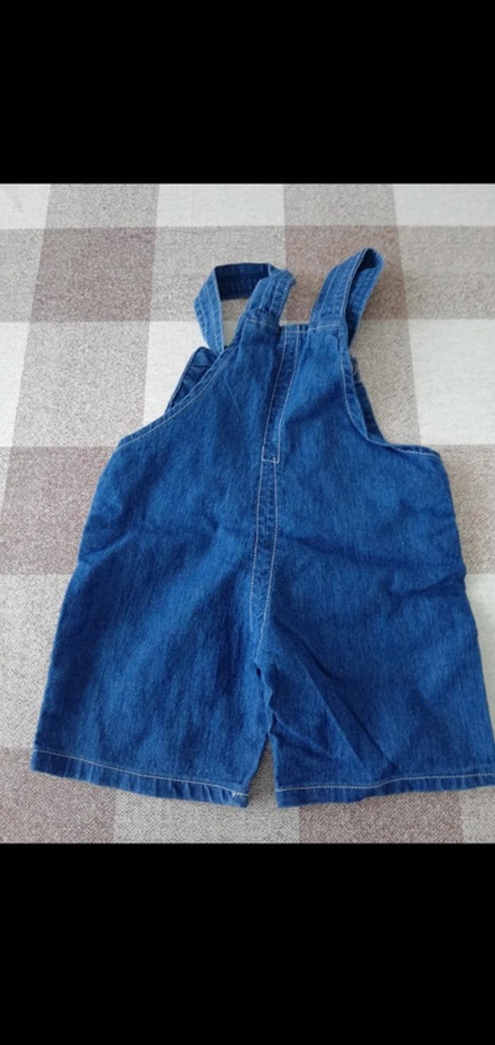 Salopette bleu single 12 mois - photo numéro 2