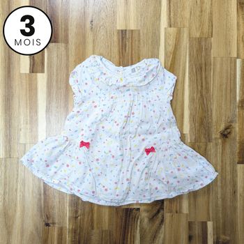 Robe multicolore - 3 mois
