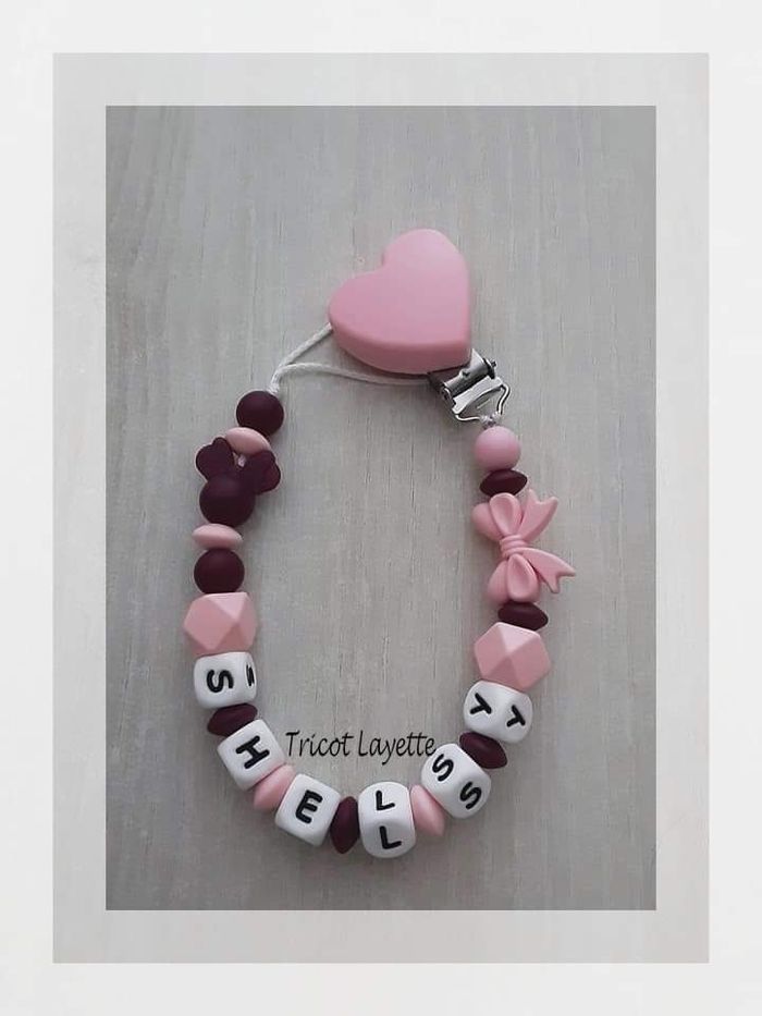 Attache tétine minnie