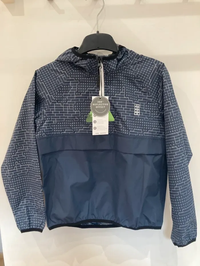 8 ans - veste k-way coupe vent neuve