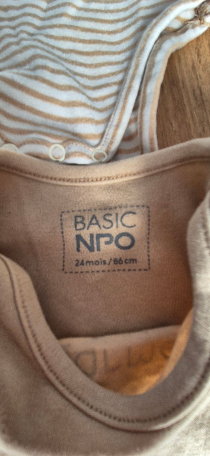 Bodies basic npo beige et marron - photo numéro 3