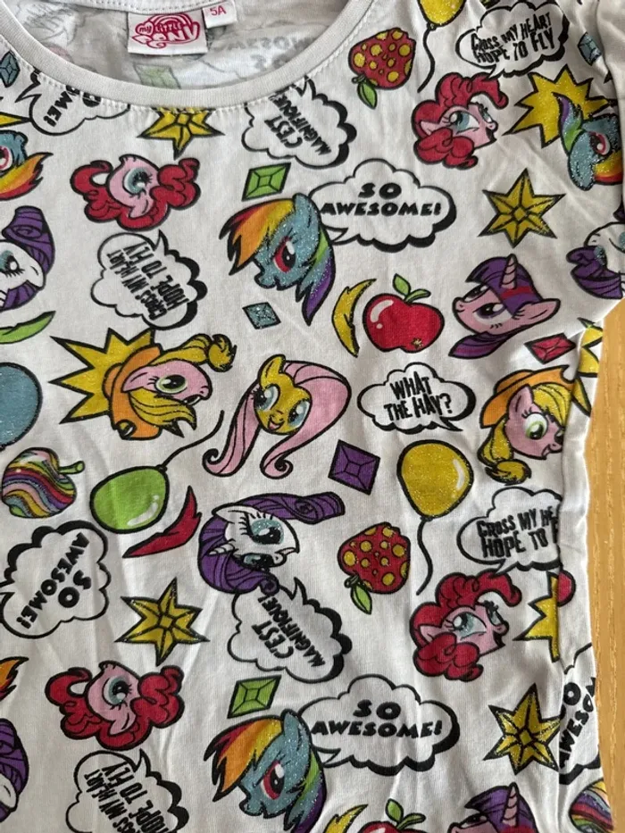 T-shirt My Little Pony 5 ans - photo numéro 2