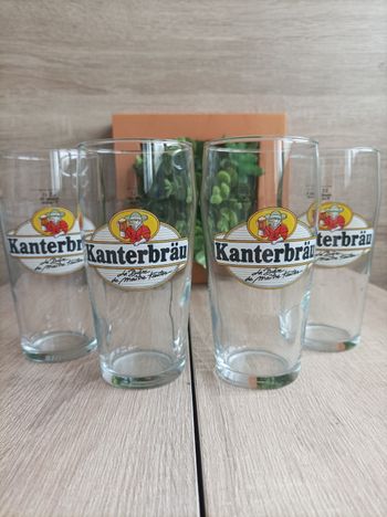 Lot 4 verres Kanterbrau 