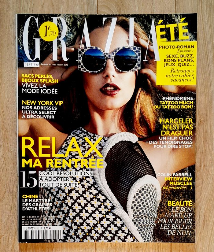 Magazine Grazia aout 2012