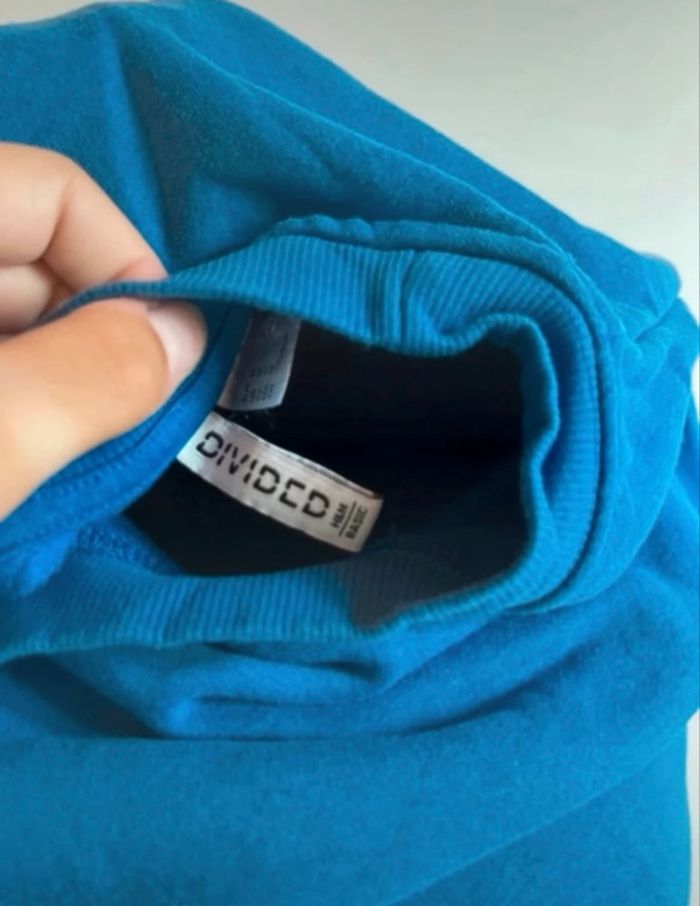 Sweat sans capuche bleu roi taille M de chez H&M en bon état - photo numéro 5
