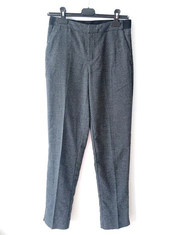 Pantalon pied de poule noir et blanc taille 36