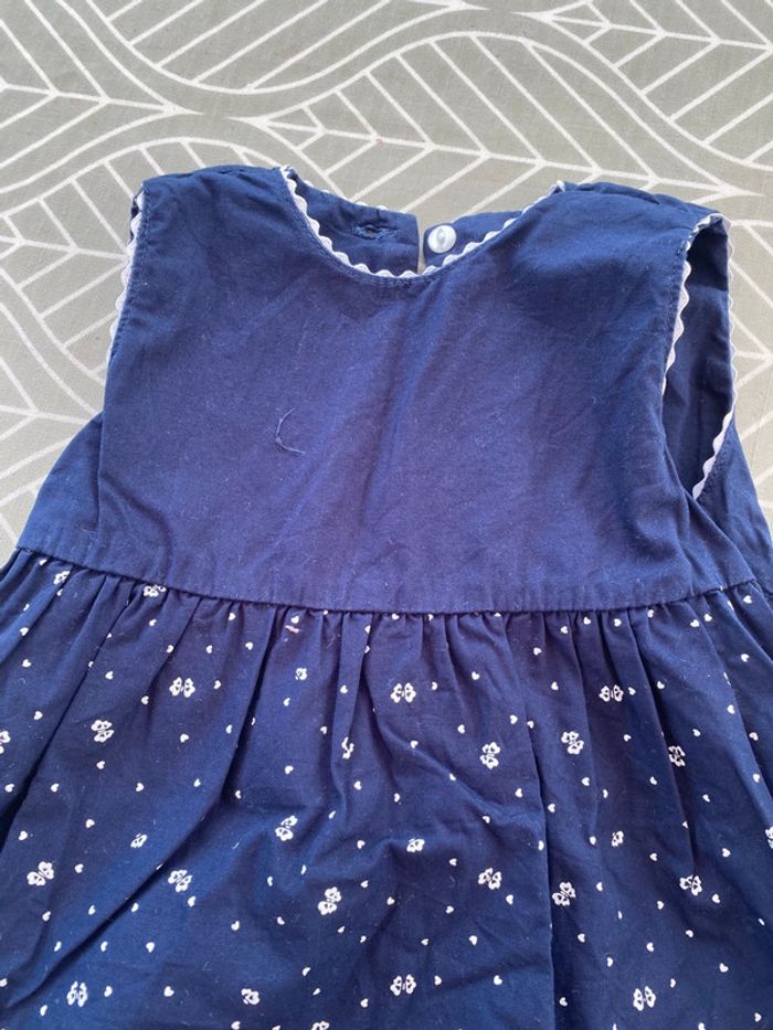 Très belle robe réversible avec son bloomer 12 mois - photo numéro 7