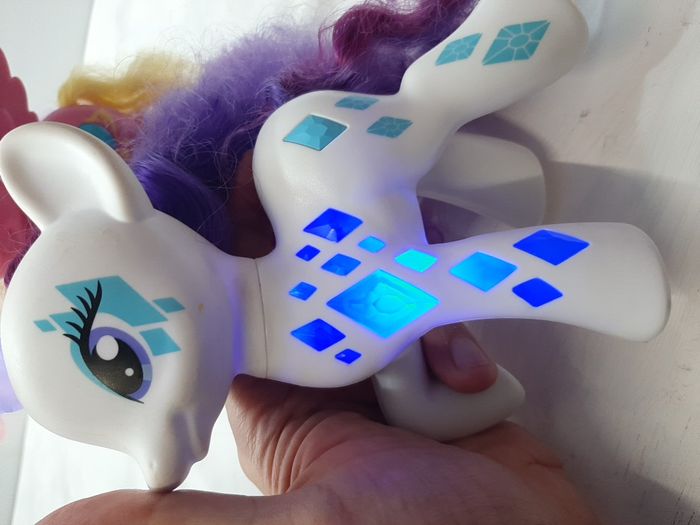 Lot de 2 de petits petits poney lumineux et sons - photo numéro 3