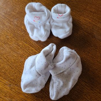 Lot de chaussons bébé 