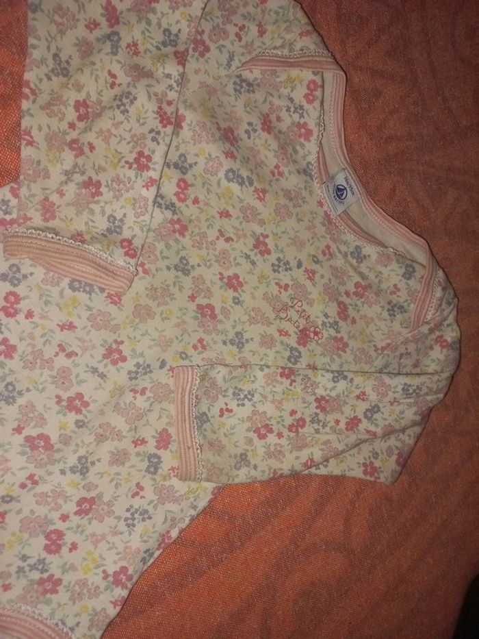 Body fleuri 36 mois Petit bateau coton - photo numéro 3
