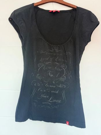 Débardeur EDC Esprit noir en XS