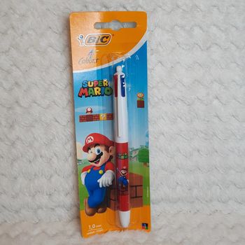 Stylo bic collection super mario quatre couleur