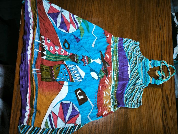 Robe/mini robe dos nu Calao Peace And Love