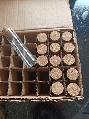 Eprouvette à dragées
