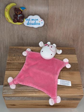SIP21 doudou vache 🐮rose