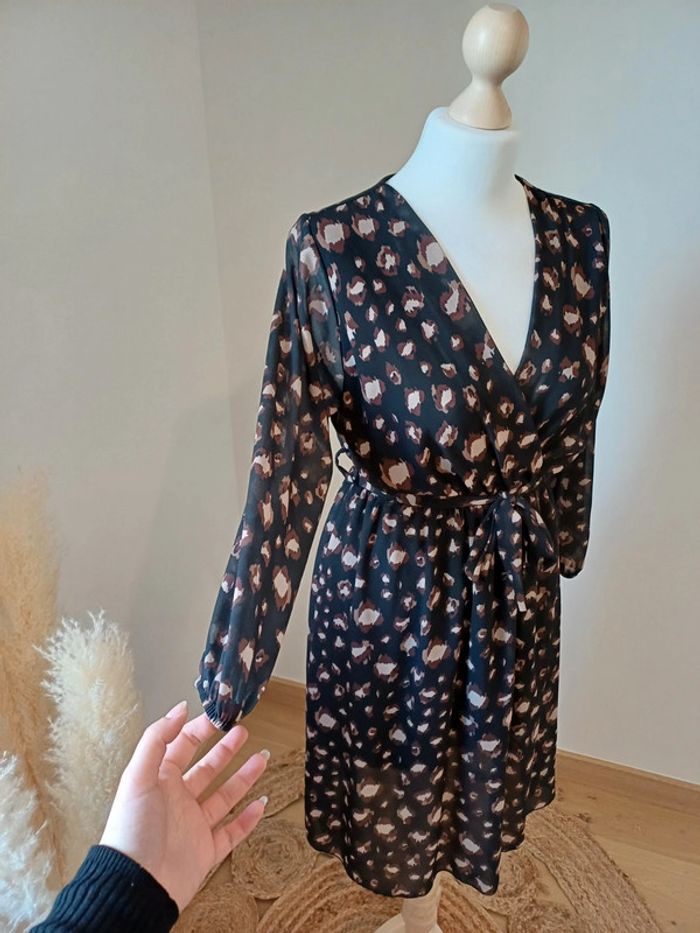 Robe cache-coeur à imprimé Léopard 🐆 Musthaves taille S/M 36/38 - photo numéro 6