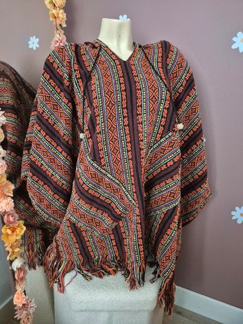 Poncho hippie