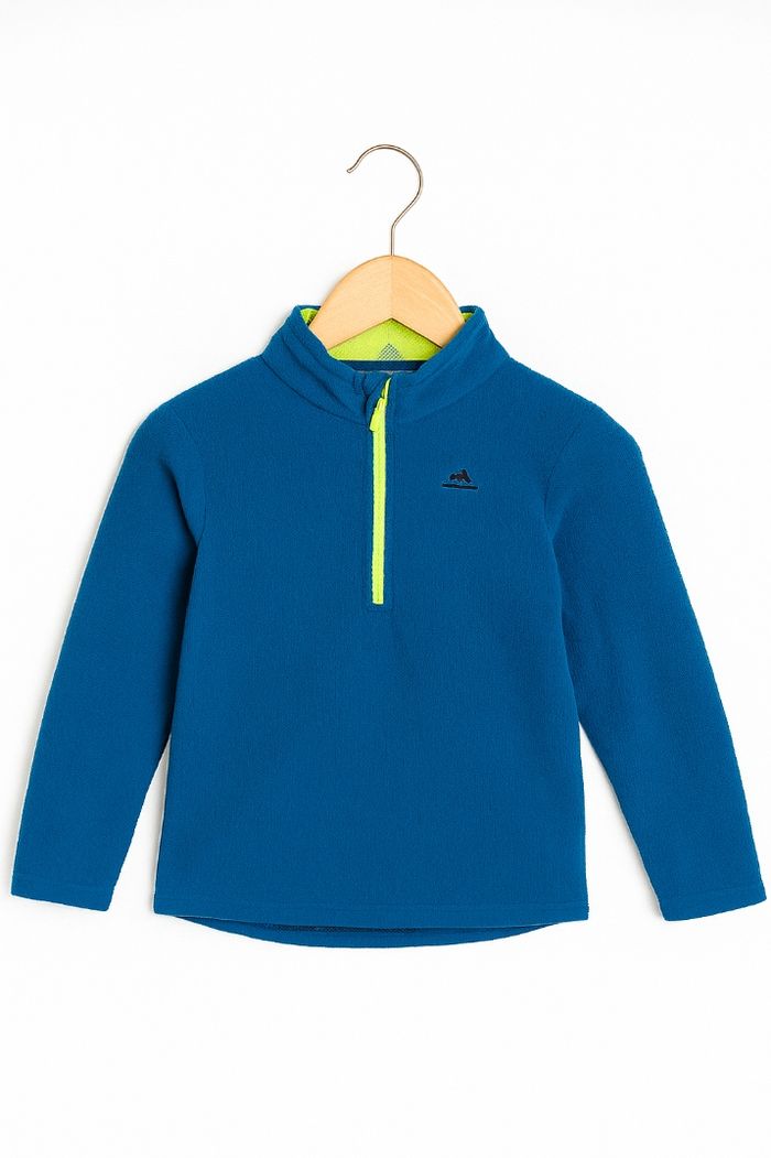 Pull polaire bleu pour garçon 10 ans, Quechua, parfait état !