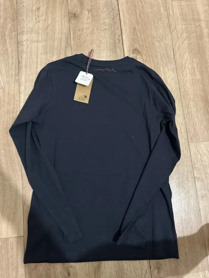 T-shirt à manches longues Dark navy Teddy Smith 12ans - photo numéro 3