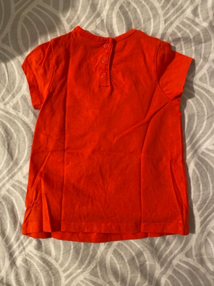T shirt orange 18 M - photo numéro 3