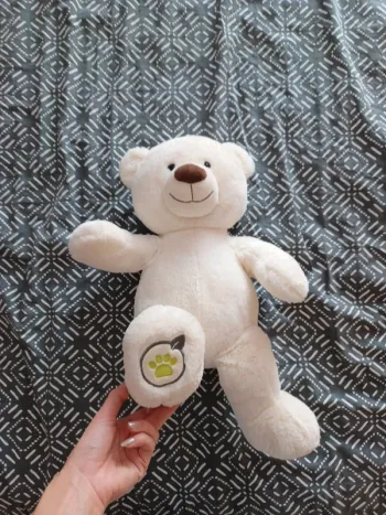 Peluche ours blanc