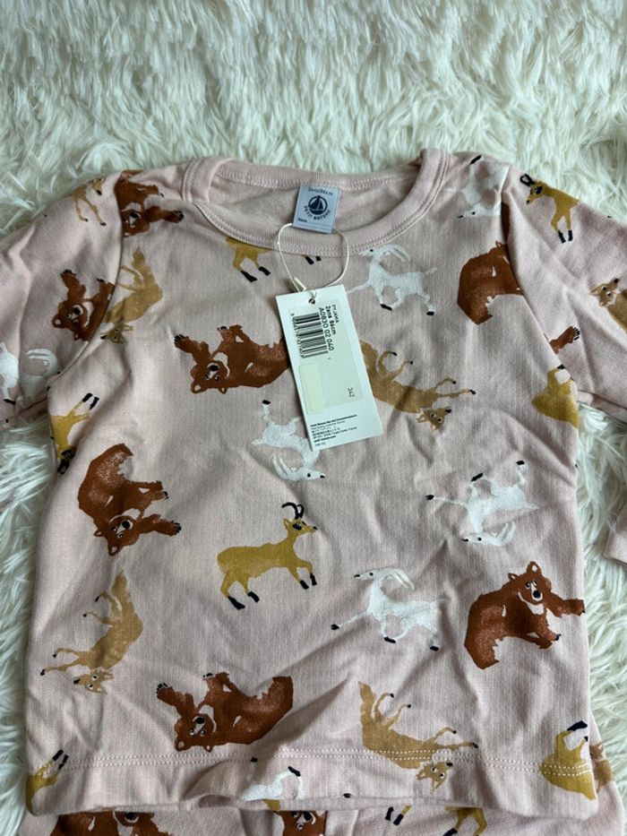Pyjama molleton petit bateau taille 2 ans - photo numéro 3