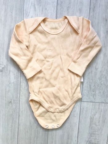 Body jaune 3 mois (Carrefour)