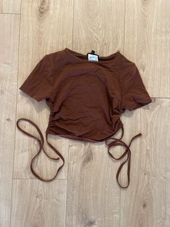 top brun taille XS