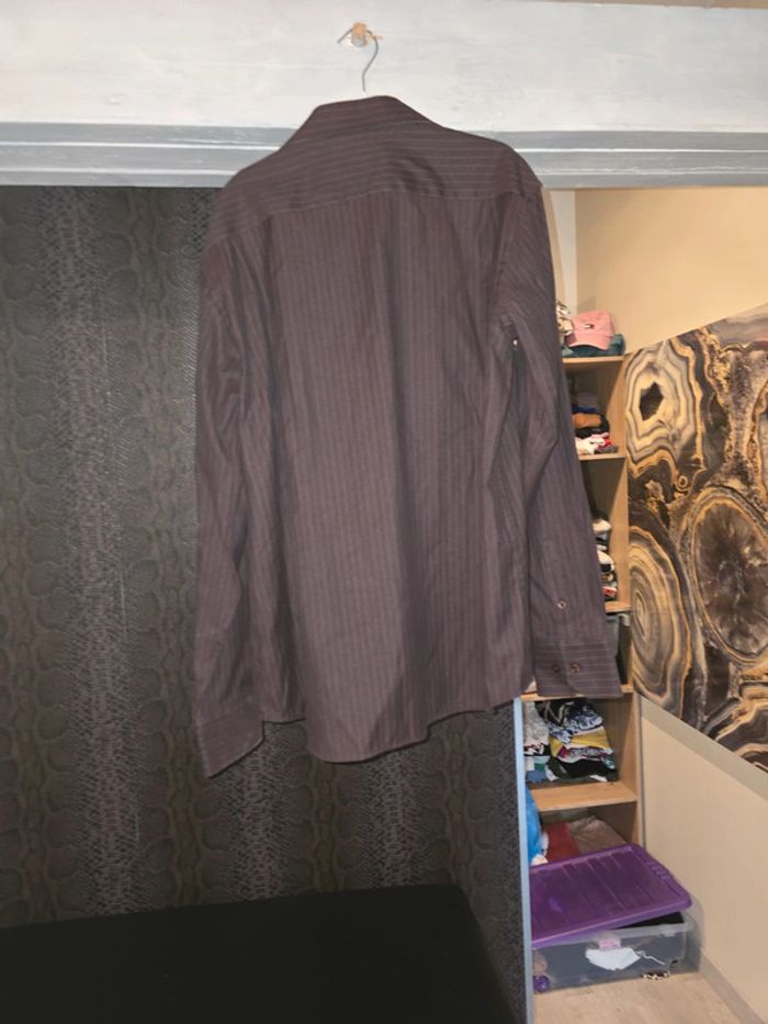 Chemise homme marron - photo numéro 7