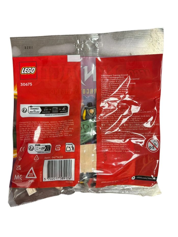Lego Ninjago 30675 Dragons Rising Tournament Training Ground Cole et Wolf Mask Warrior neuf - photo numéro 2
