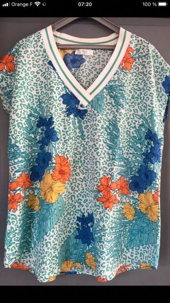 Blouse colorée