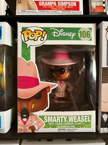 Funko Pop Disney : Smarty Weasel (Roger Rabbit) #106