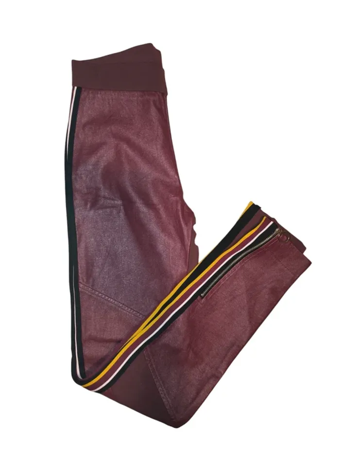 Pantalon slim cuir femme Pinko Taille M
