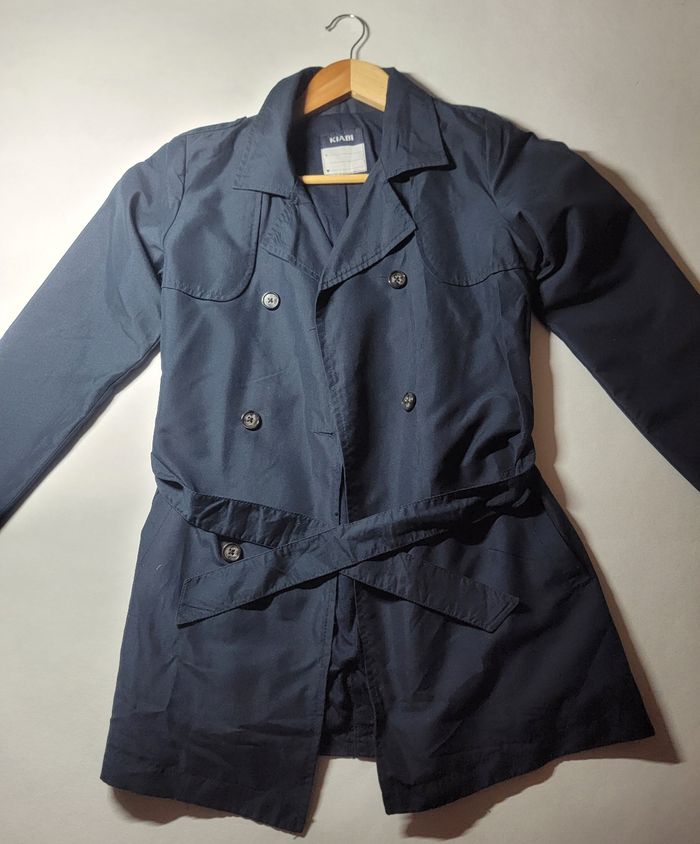 Trench  bleu marine  12 ans - photo numéro 3