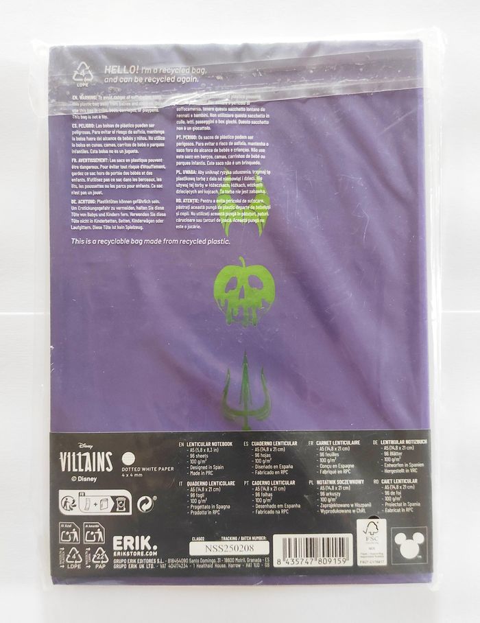 DISNEY : VILLAINS - Notebook Lenticulaire - Format A5 - photo numéro 3