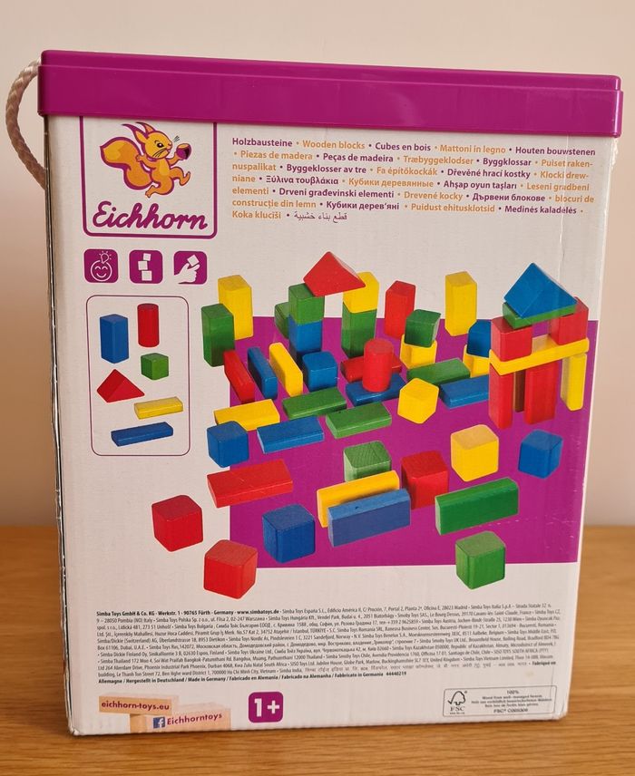 Cubes marque Eichhorn à partir de 12 mois - photo numéro 2