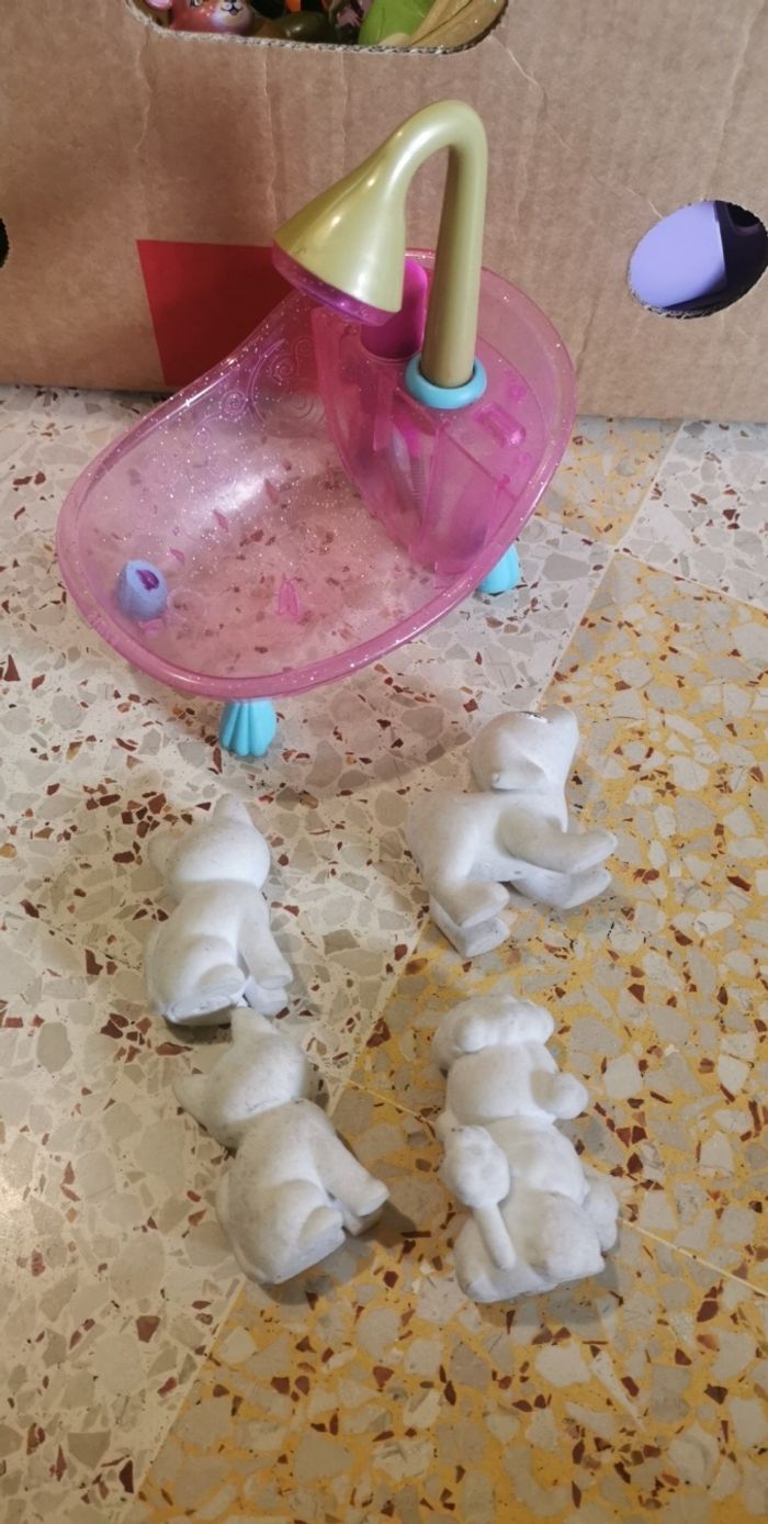 Lot figurines à colorier et nettoyer washanimals - photo numéro 4