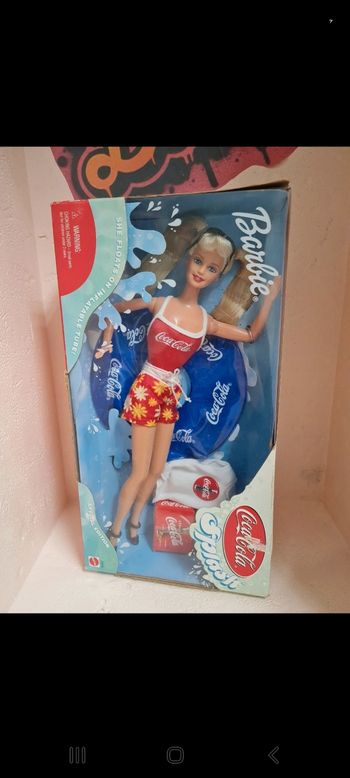Barbie Coca-Cola splash