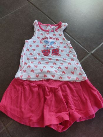 Ensemble fille 6 mois