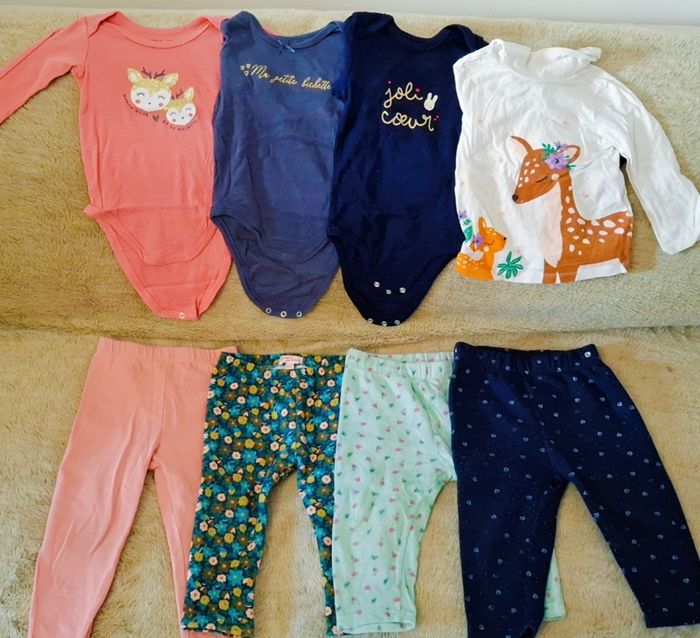 Lot vêtements bébé fille
