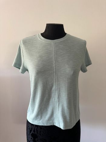T-shirt Bleu vert