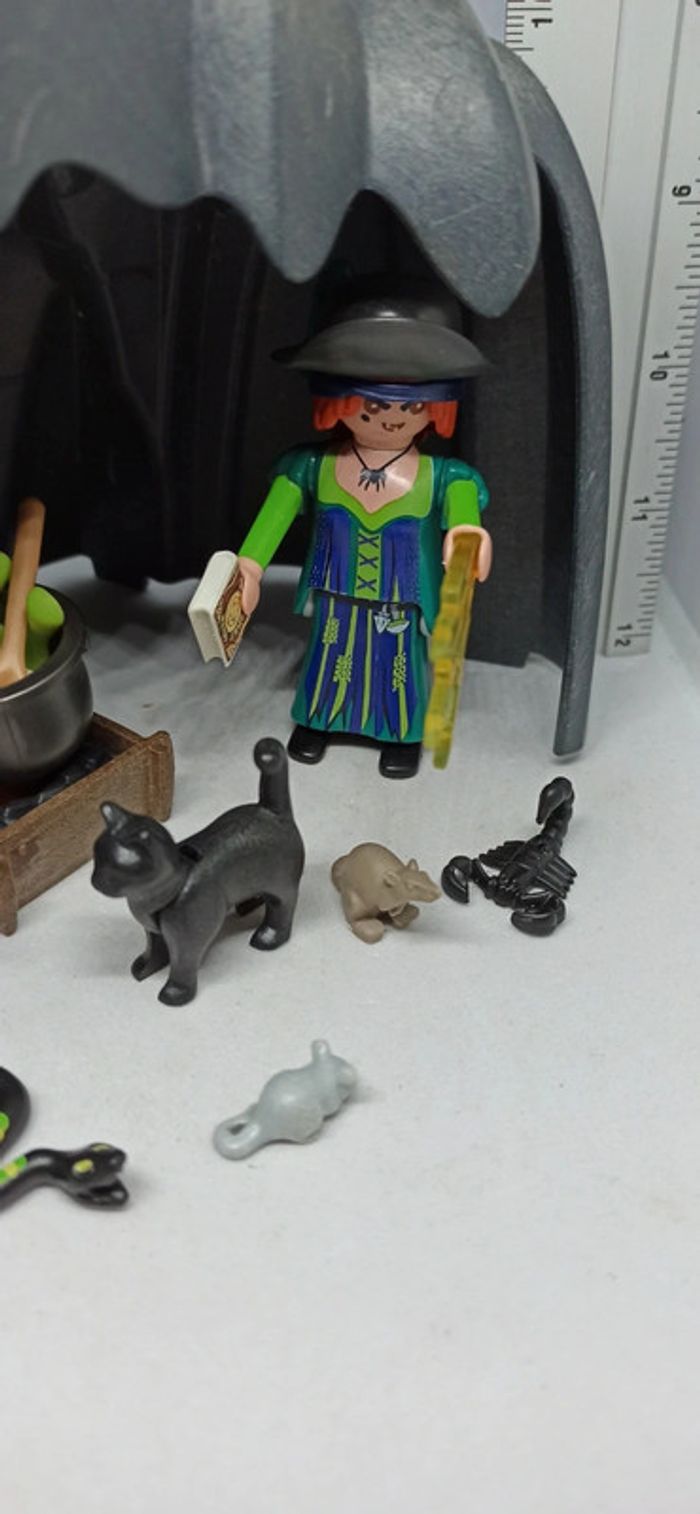 Décor paysage scène avec grotte et sorcière playmobil - photo numéro 4