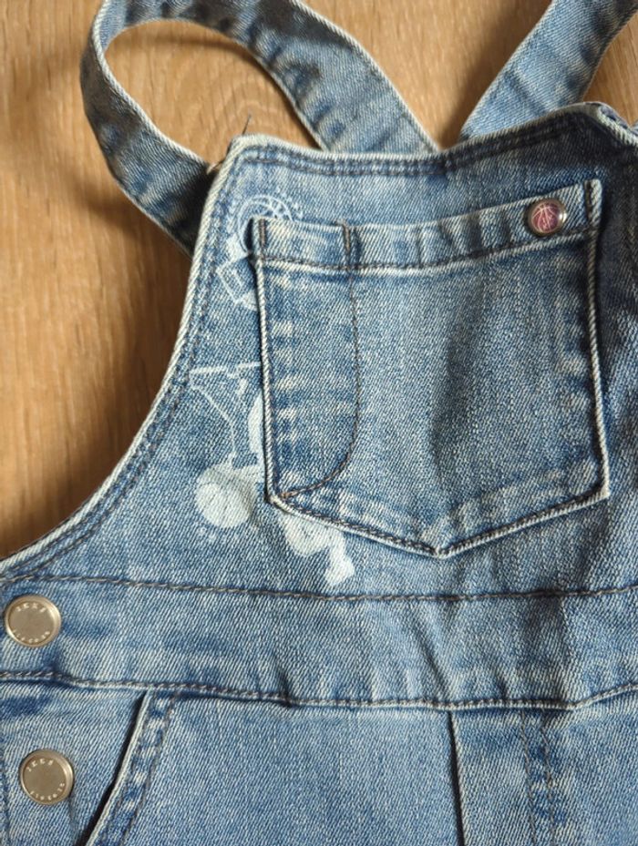 Ensemble salopette jean Tshirt garçon IKKS 18 mois - photo numéro 3